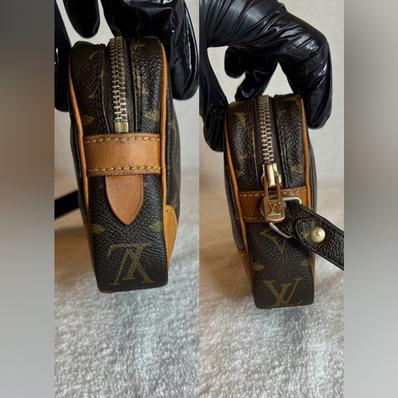 Louis Vuitton Marly Dragonne PM Clutch Bag Handheld Monogram Brown. - Picture 5 of 13